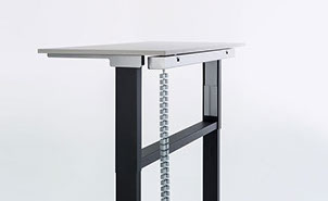 Kabelkanal horizontal (beidseitig abklappbar) und vertikal