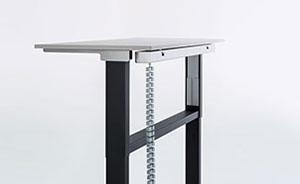 Kabelkanal horizontal (beidseitig abklappbar) und vertikal