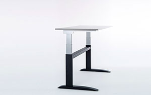 Tischgestell ohne Blende